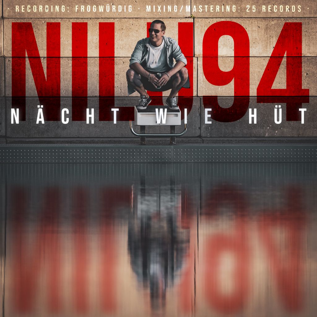 Nächt wie hüt – Single-Artwork für Nilu94, gestaltet von Alain Knecht