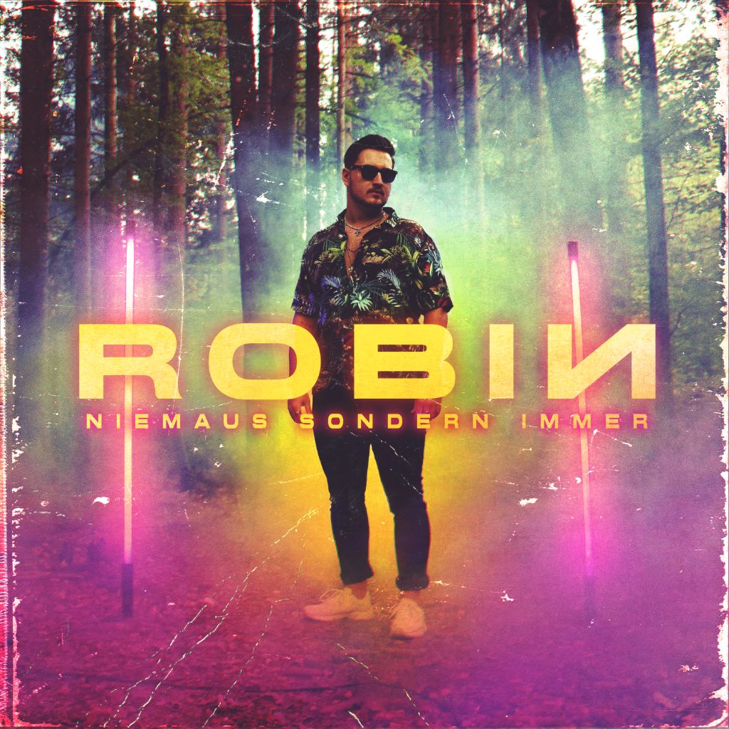 Niemals, sondern immer – Album-Artwork für Robin, gestaltet von Alain Knecht