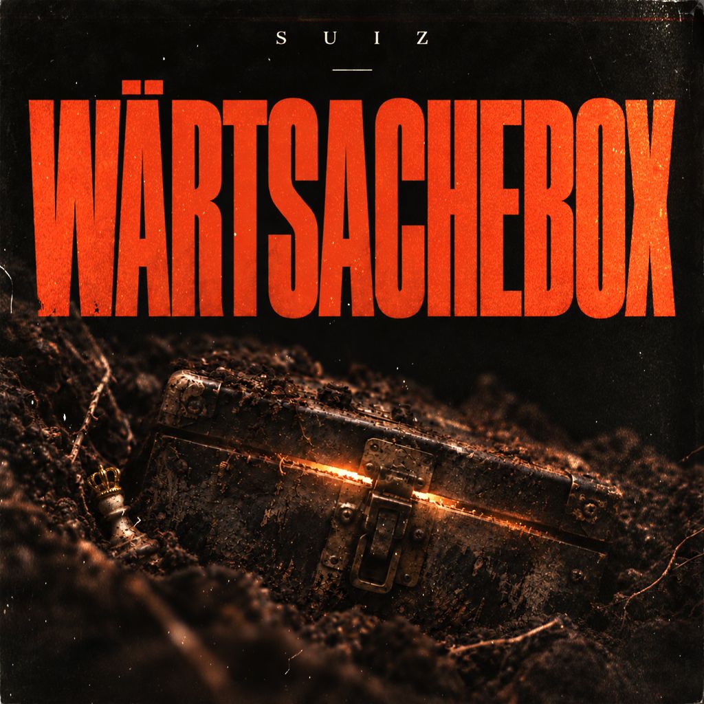Wärtsachebox – Album-Artwork für SUIZ, gestaltet von Alain Knecht